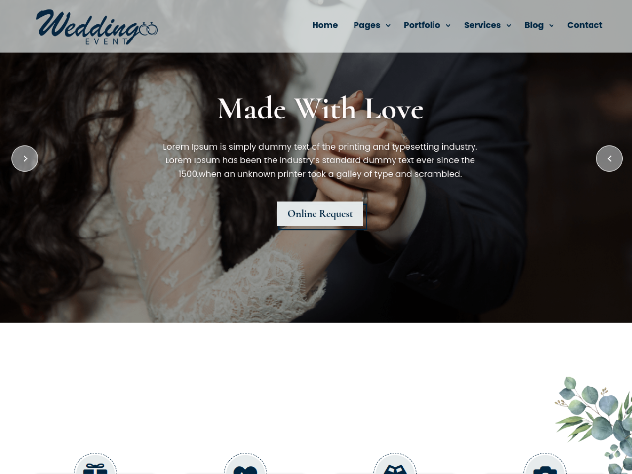Wedding Event (ThemesUnit) Anteprima del modello esterno Wedding Event pubblicato da ThemesUnit