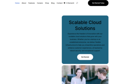 Sito web per startup