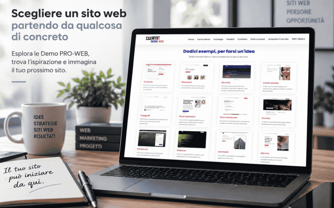 Esempi di siti web professionali: come scegliere quello giusto per la tua attività